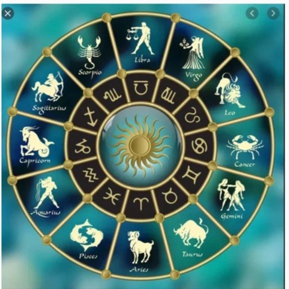 ⭐️❤️ FREE Horoscope Sign Boho Print Peasant Zodiac Modern Minimal Hoop Earrings - Picture 3 of 13